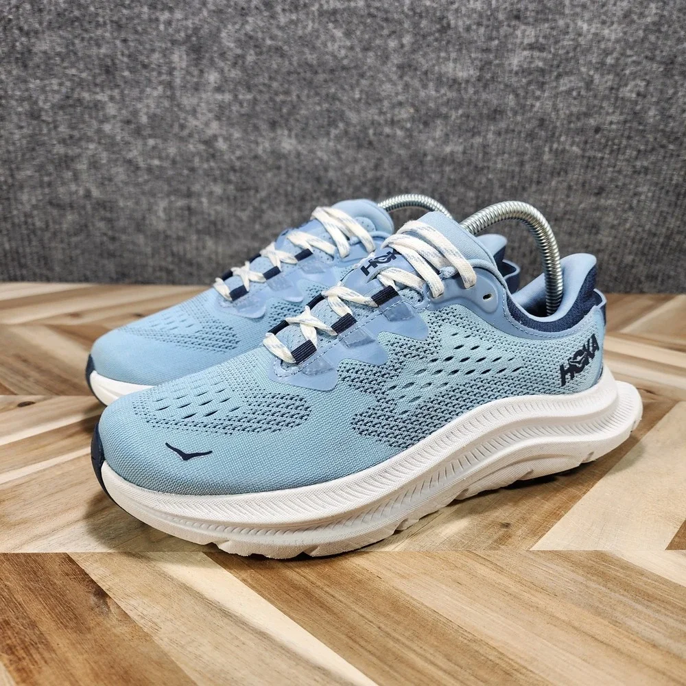 Hoka One One Kawana 2 Drizzle Blue White Sneakers Women's 7.5B Shoes 1147913